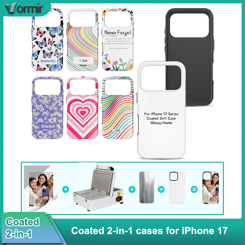 Phone Case Blank Print - VORMIR 5個入り コーティング済み 2 in 1