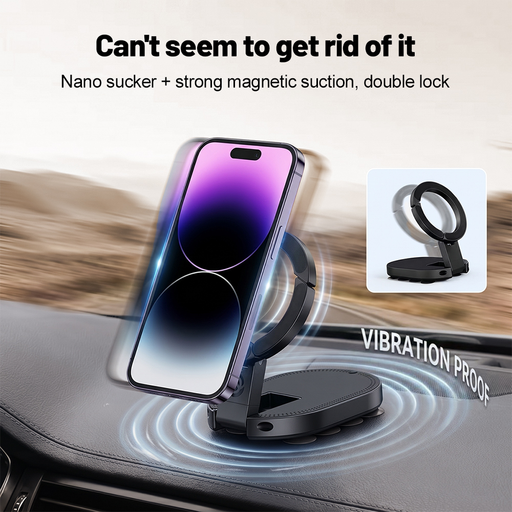 360 °   回転式3-in-1吸盤式マグネット携帯ホルダ - Metal Photo Panel のレビューと価格