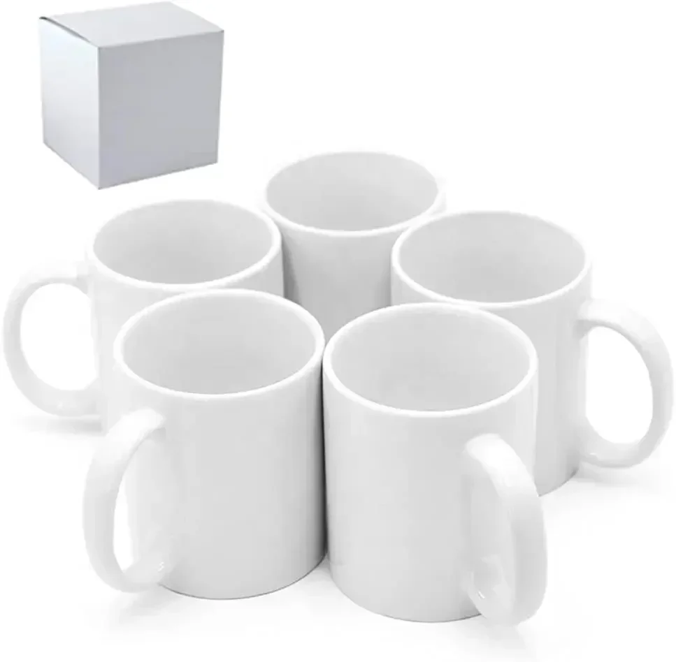 昇華マグカップ、11オンス昇華セラミック無地コーヒーマグ、白 - Sublimation Mug White のレビューと価格